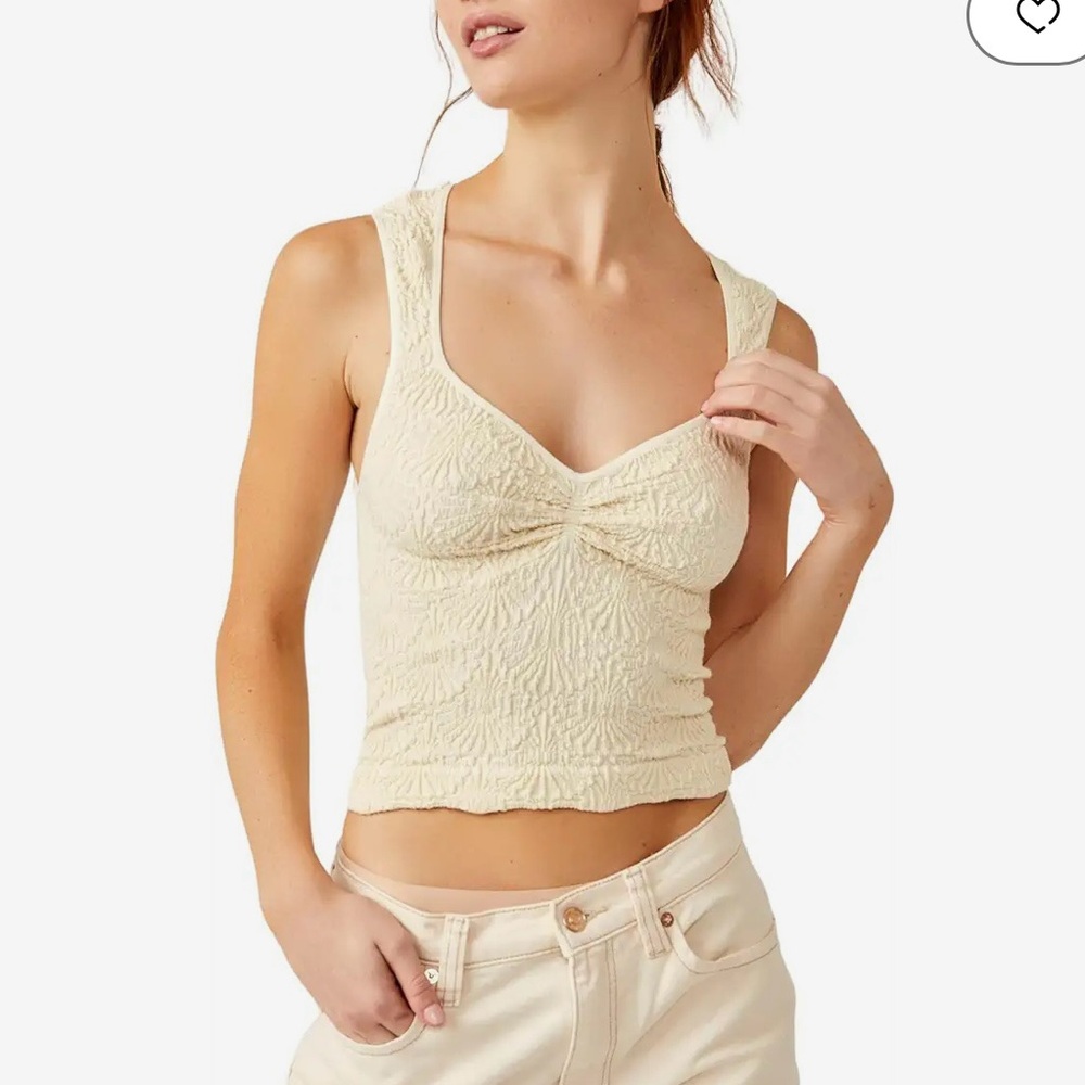 Free People Love Letter Sweetheart Cami Tank